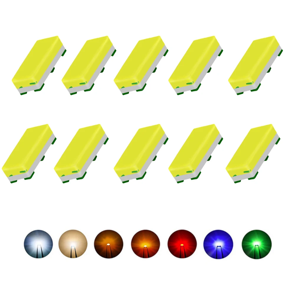 

200PCS 0201 SMD LEDs Mini Surface Mount Chip Kit Bright Lighting Bulb Lamps Light Emitting Diode DIY Electronics Components
