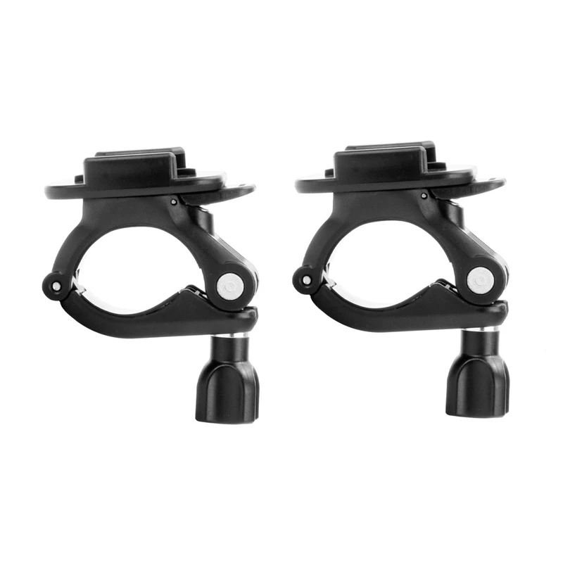 

2X Bike Motorcycle Handlebar Mount Bracket Adapter 360 Degree Rotating 25-30Mm Diameter For GOPRO Hero 6 5 4 4+ 3