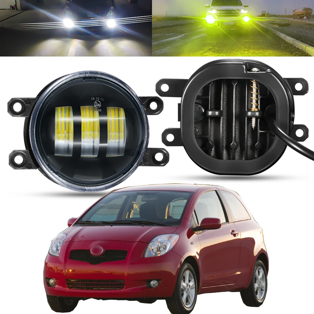 2 противотуманных фар в сборе для Toyota Yaris (_P9_) Hatchback 2006-2014 автомобиль правый + левый