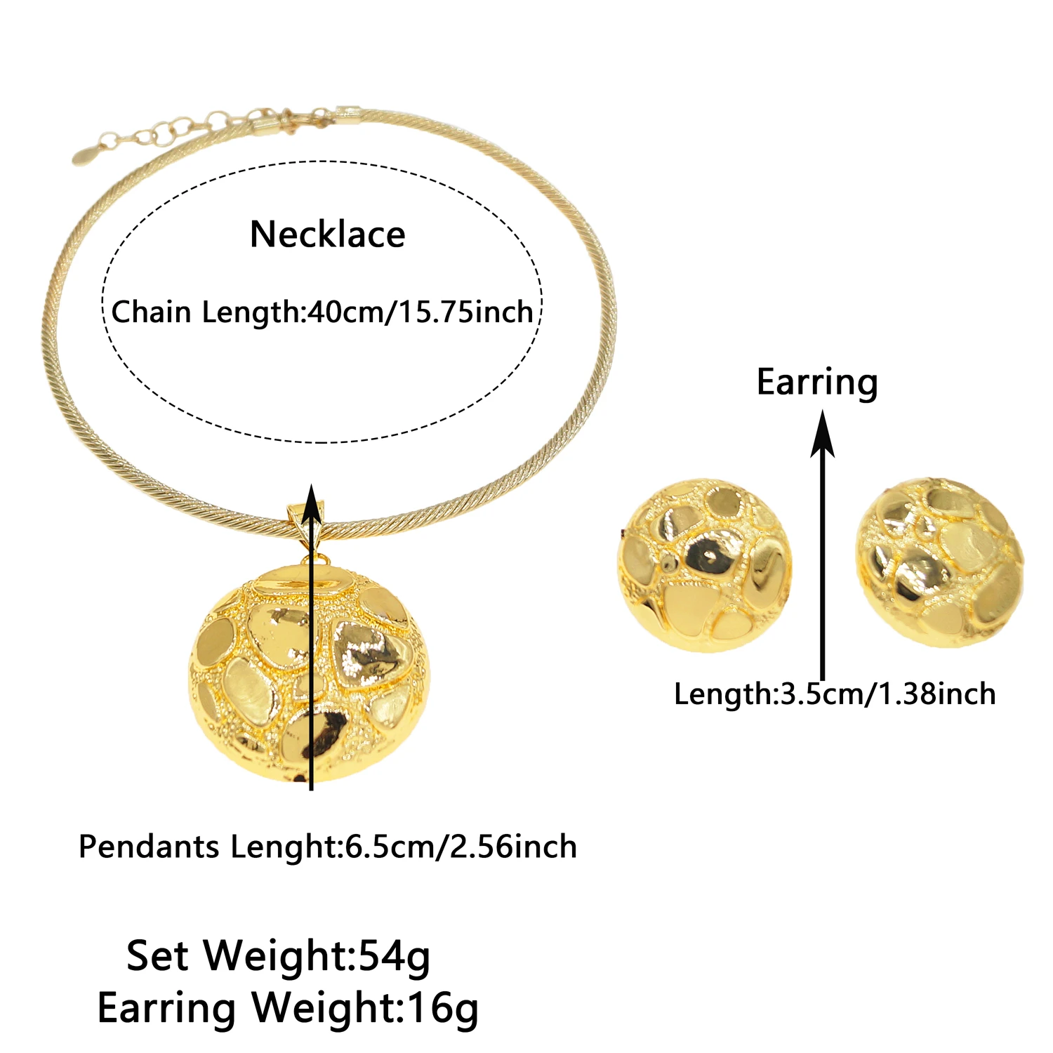 Новый итальянский женский комплект ювелирных изделий из 2-х качественных