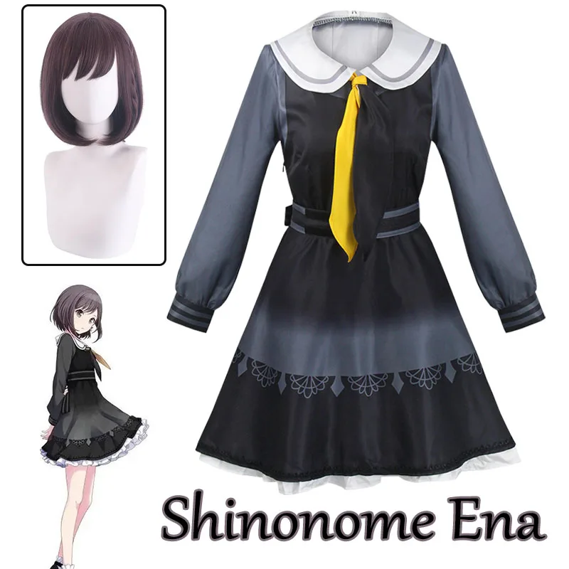

Anime Shinonome Ena Cosplay Project Sekai Colorful Stage! Feat. Cosplay Costume Wig Enanan Lolita Dress Halloween Party Outfit