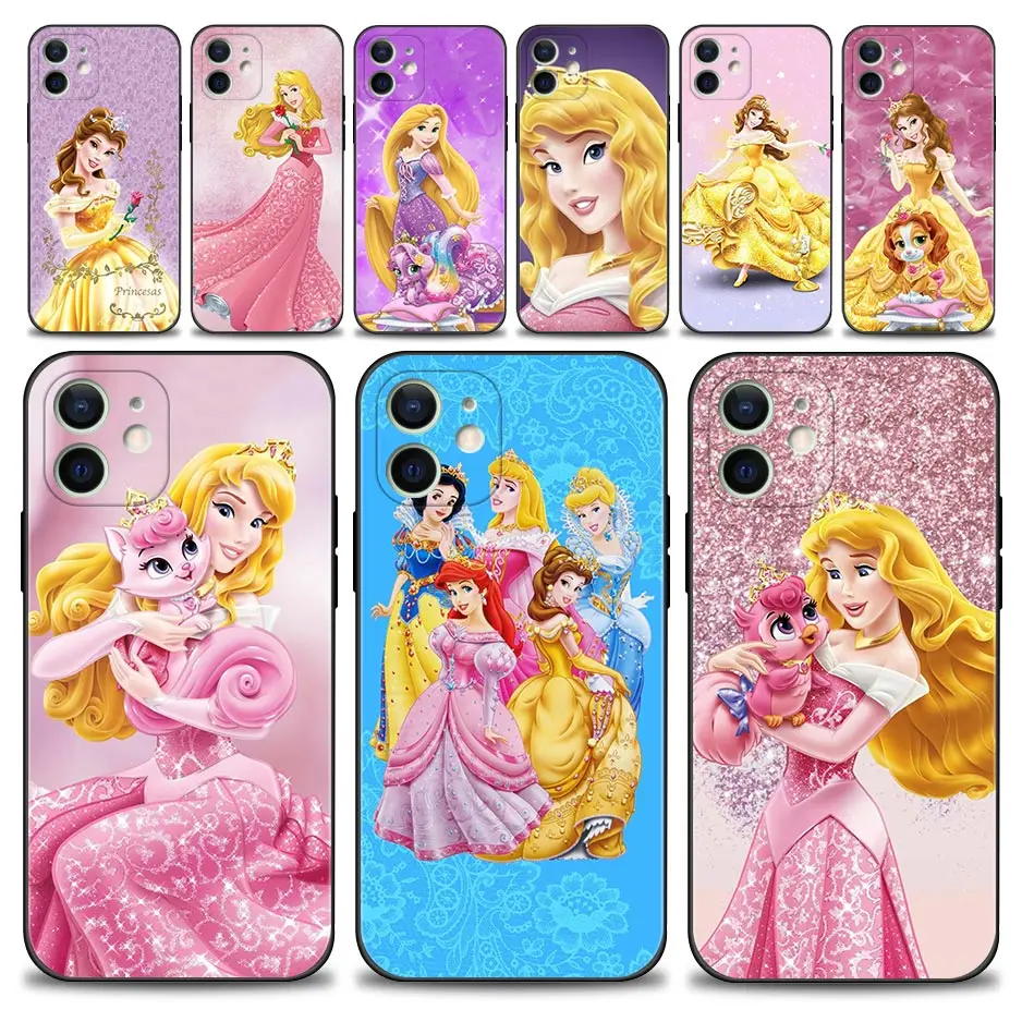 Phone Case For Apple iPhone 13 12 11 Pro Max 13Mini XS Max XR X 7 8 6
6S Plus SE2022 Shell Fundas Beautiful Princess Ariel Belle