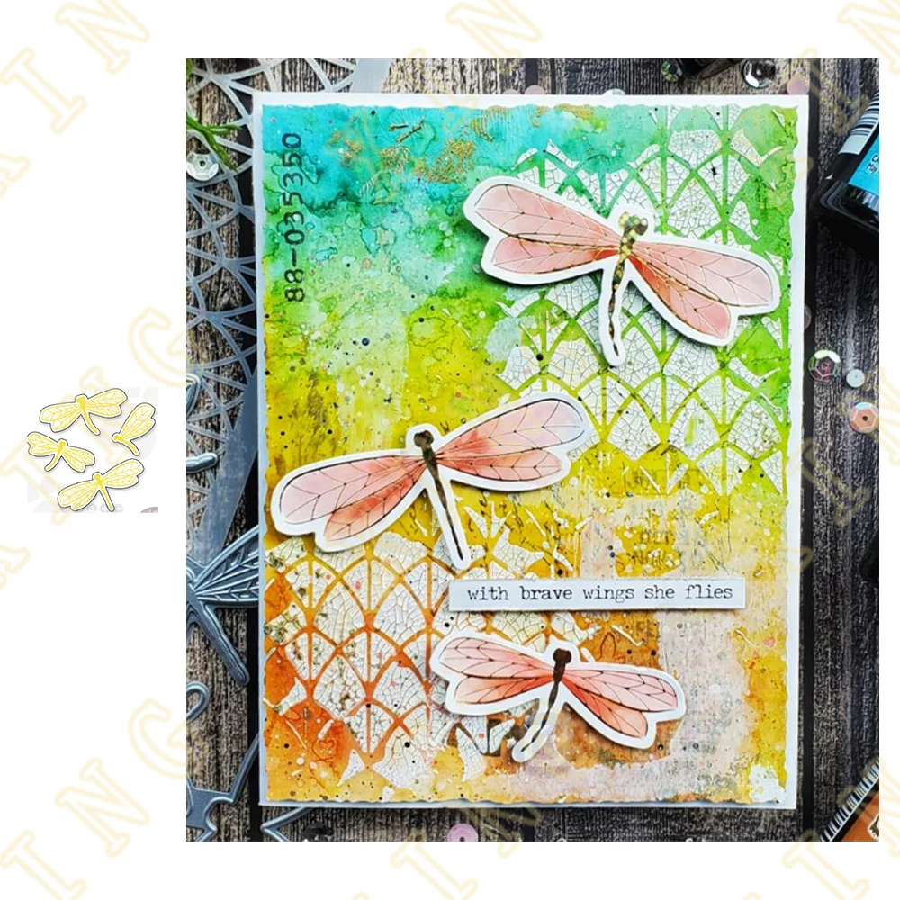 

New Butterfly Metal Cutting Dies Hot Foil for Diy Scrapbooking Crafts Stencils Maker Photo Album Template Handmade Decoration