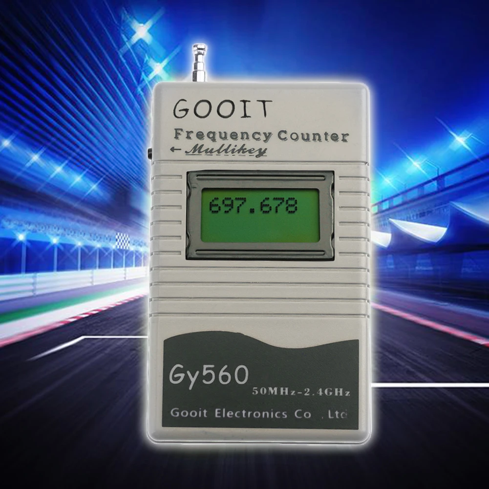 Цифровой частотомер рации 7-значный ЖК-дисплей для двустороннего