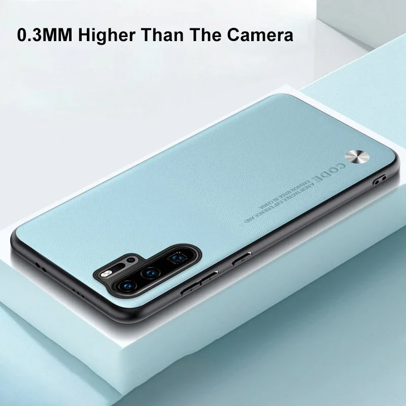 Силиконовый чехол с полной защитой для телефона Huawei P30 Pro роскошный из