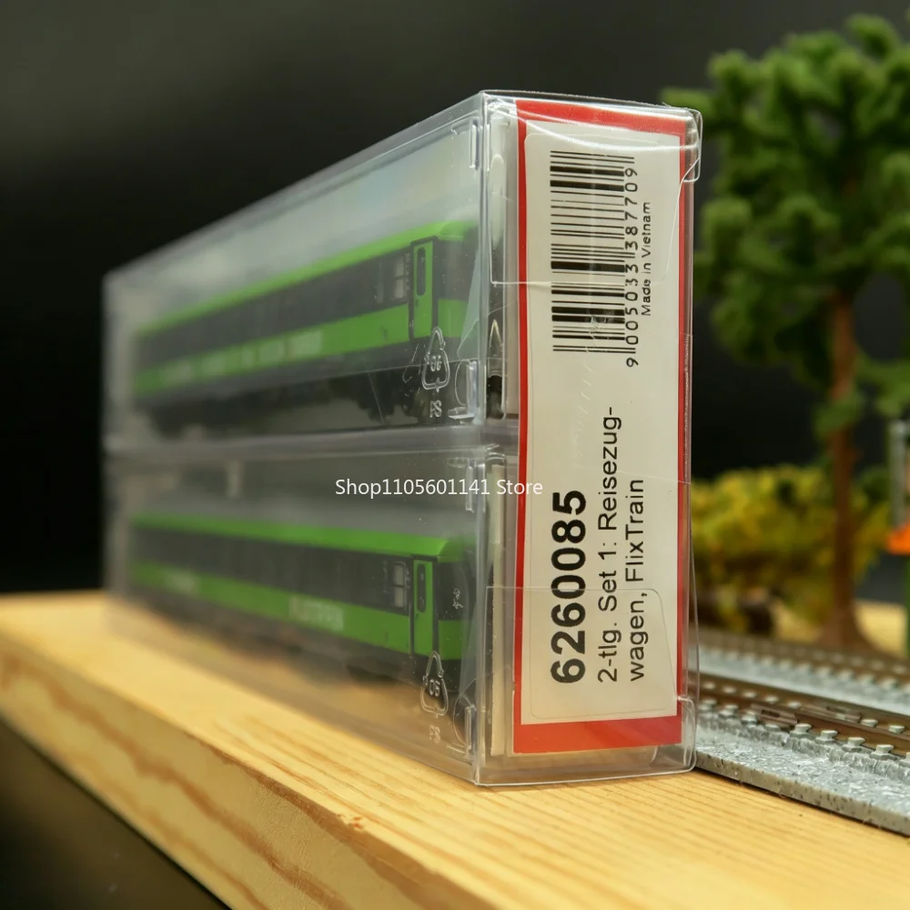 Модель поезда N Scale 1160, 6260085, два пассажирских вагона, набор вагонов для модели поезда, декор для песочницы, без электропривода. (art.: 3920dc00ec9bc) - 3920dc00ec9bc