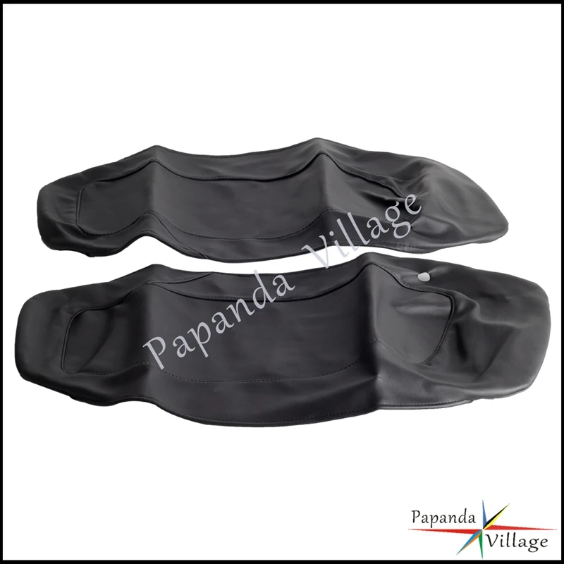 2X Leather Premium Saddlebag Lid Cover For Harley Touring Road Glide Street King 2014-2022 Motorcycle Accessories - купить по