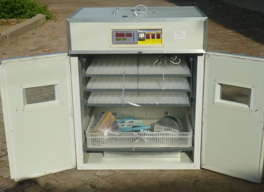

Commercial Chicken Hatching Brooder Cage Automatic Temperature Super Hatcher Incubator for sale