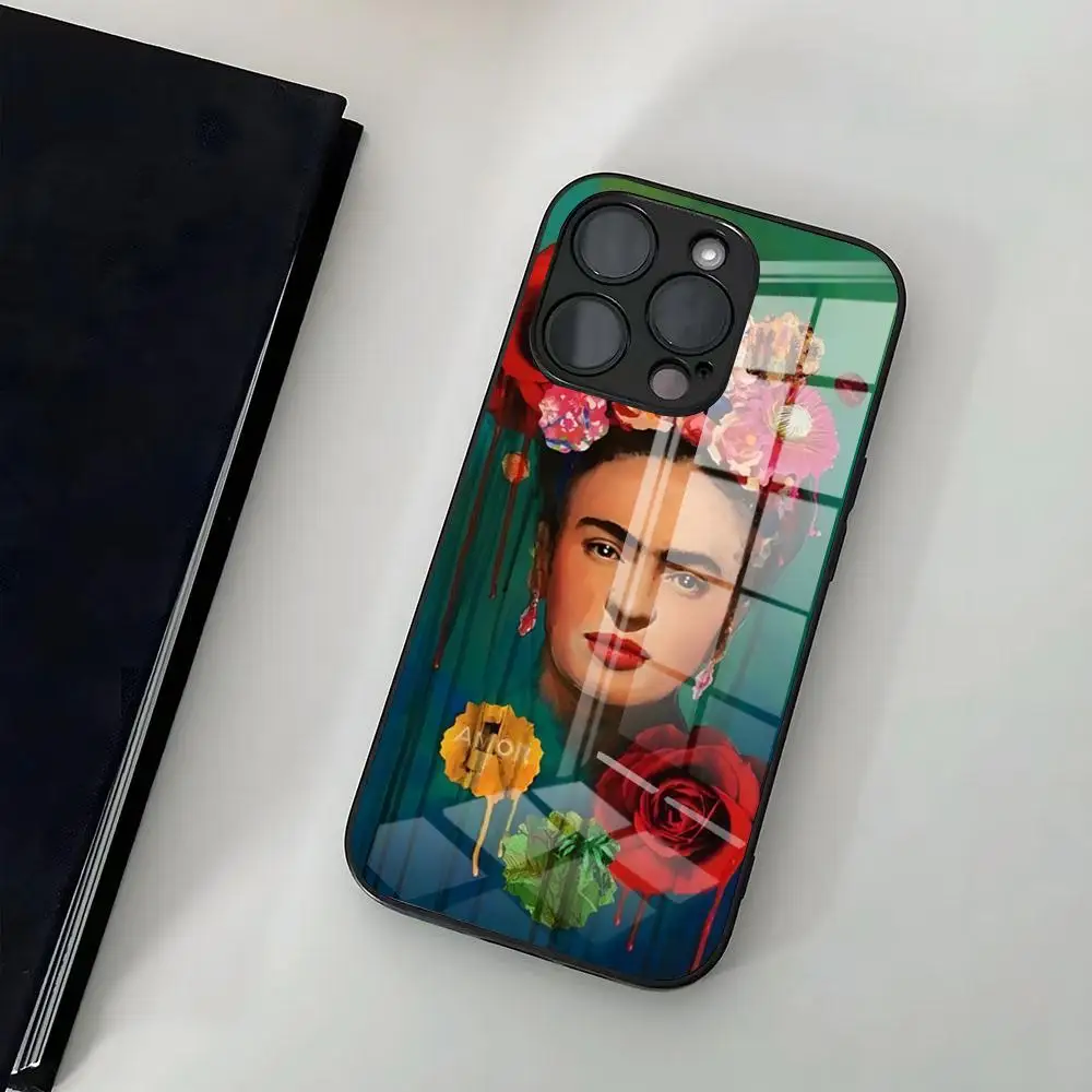 Чехол для телефона F-Frida-Kahlos прямая продажа Iphone 16 15 13 12 14 11 Pro Max Mini X Xr Xs 8 7 Puls 6 2024