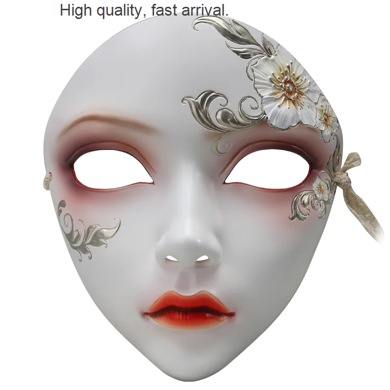 

Adult Full Mask Face Ancient Style Han Chinese Clothing Personality Halloween Mysterious Mask Masquerade Dress up