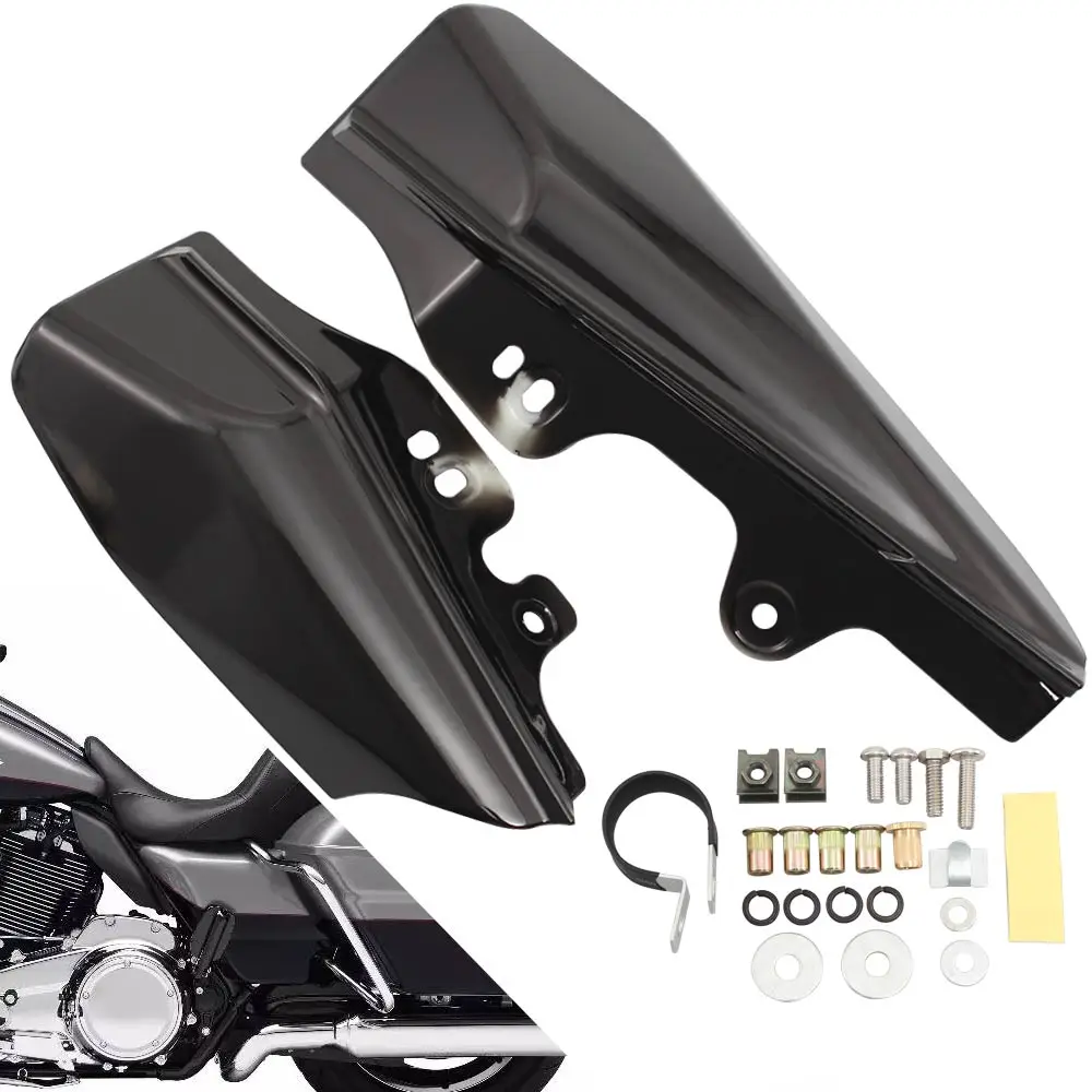 

Аксессуары для двигателя, средний каркас, дефлектор воздуха, тепловой экран двигателя для Harley Touring Road King Street Glide CVO FLHX FLTR FLHT 01-08