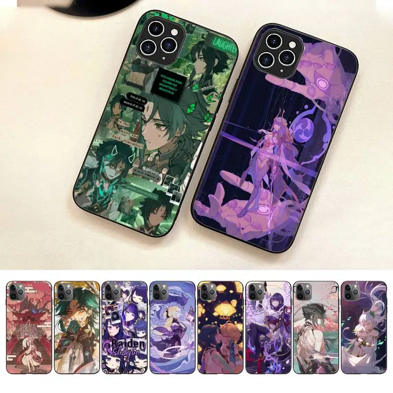 

Genshin Impact Phone Case For Iphone 7 8 Plus X Xr Xs 11 12 13 14 Se2020 Mini Pro Max Case