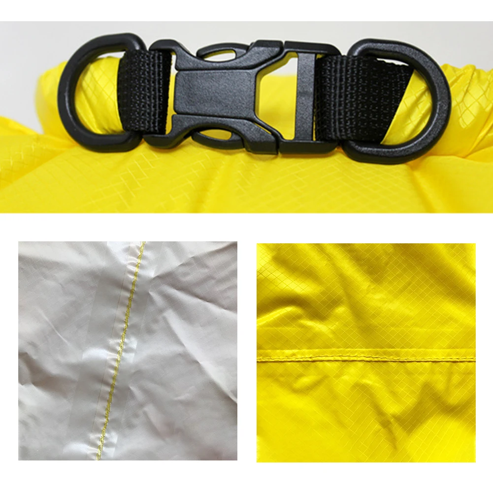 Brand New Outdoor Dry Bag Storage Sack 30D Nylon Bags Black/blue/red Ultralight 3/5/10/20L For Camping Rafting Kayaking