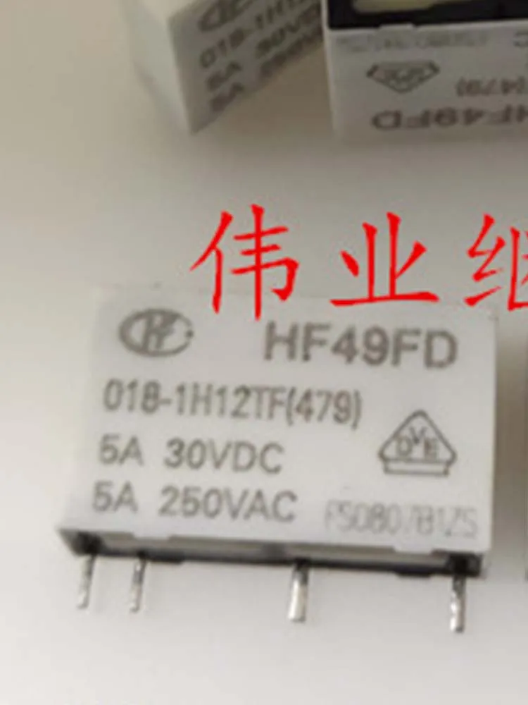 10 шт. 18 в реле HF49FD 018-1H12TF 18 В постоянного тока 4 контакта