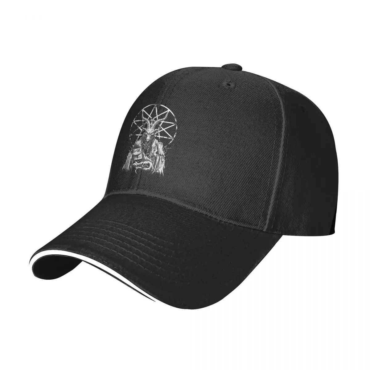 Baphomet Goat Baseball Cap satan satanic evil Men Logo Trucker Hat Classic Skate Breathable Baseball Caps