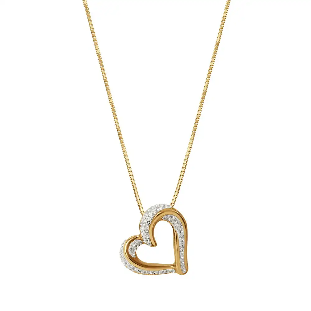 

NEW Slide Heart Pendant Necklace 18"