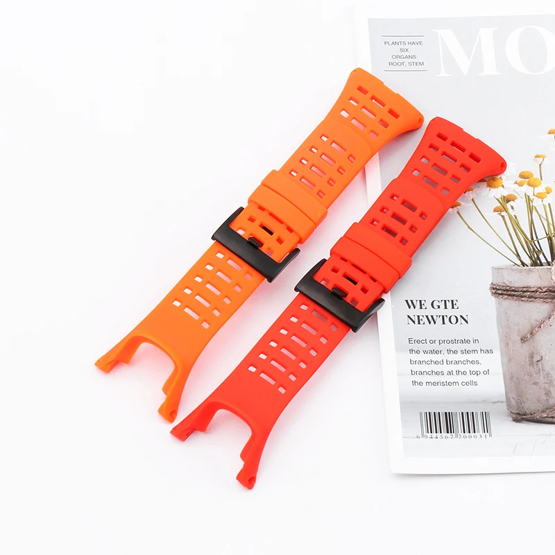 Men's rubber watch strap for SUUNTO AMBIT 1 2 2S 2R 3S 3R 3Peak Outdoor sports waterproof watch band ladies buckle accessories