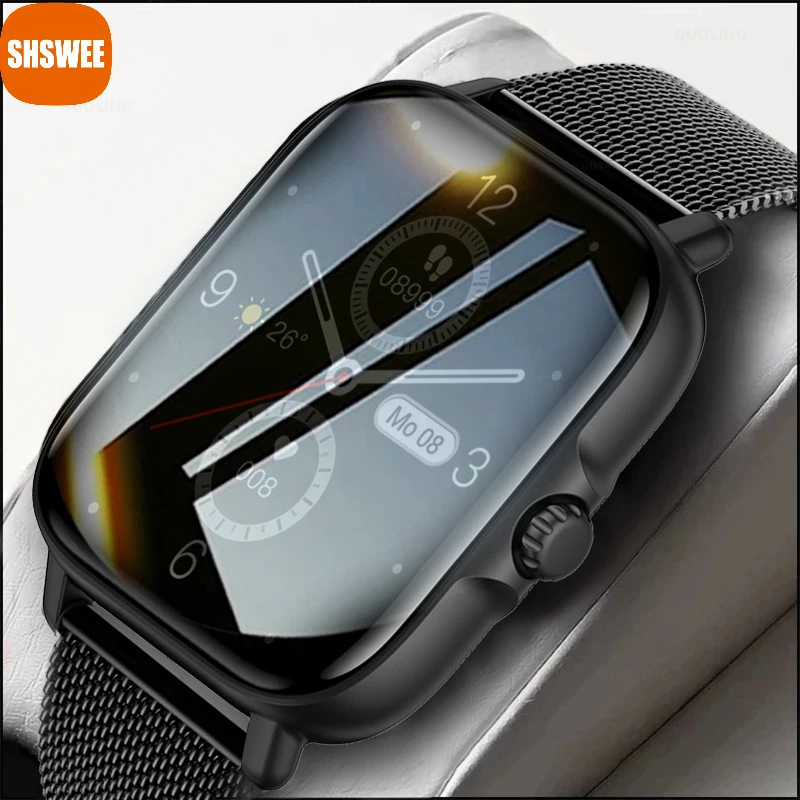 

For xiaomi Huawei Smart Watch Men Women Call Remind Sports Fitness Tracker 1.69 inchs HD Touch Screen Mens Smartwatch