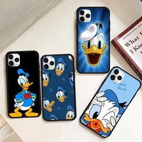 donald duck phone case rubber for iphone 12 11 pro max mini xs max 8 7 6 6s plus x 5s se 2020 xr cover
