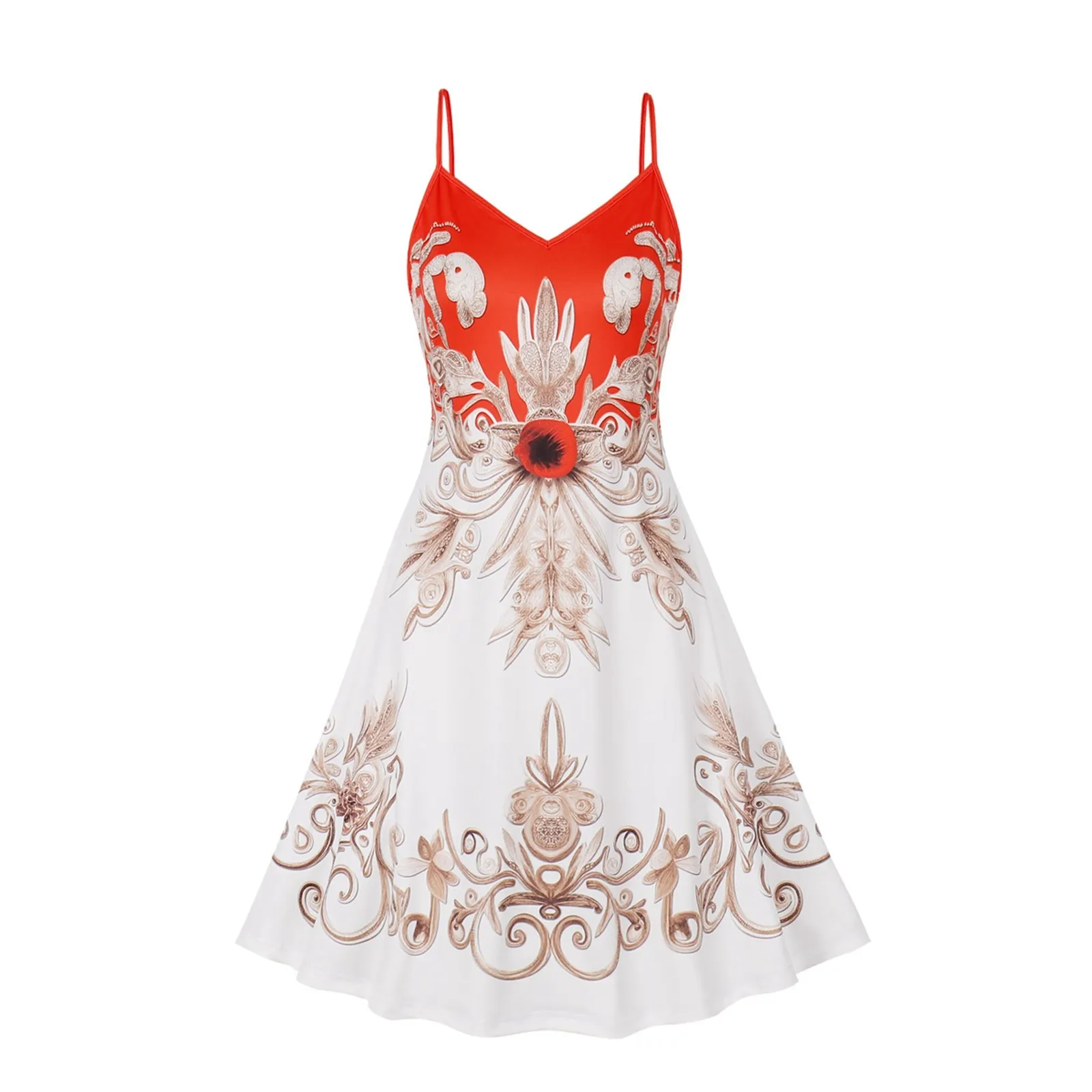 

Женское платье с V-образным вырезом на Хэллоуин, элегантное сексуальное платье с открытой спиной, юбка-качели, костюм для косплея шинобу Кочо