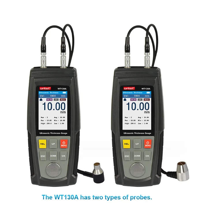 WT130A Ультразвуковой толщиномер Цифровые приборы для измерения ширины 1 00-300 0 мм