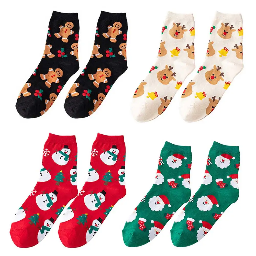

Christmas Warm Winter Socks Christmas Animal Socks Funny Cute Christmas Socks Christmas Gift for Women Girls and Kids