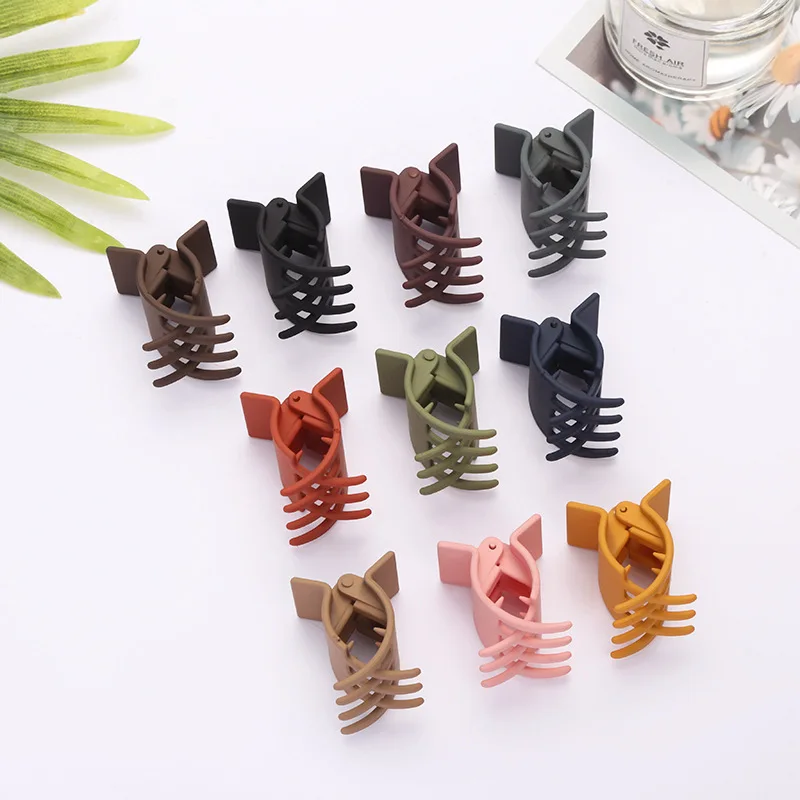 

Selling New Fashion All-match Small Acrylic Scrub Hairpins Barrettes for Women Girl Clamp Hair Accessorie Headwear Wholesale