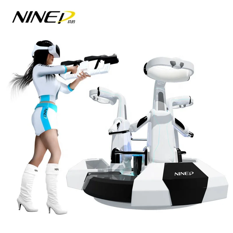 

Big Discount Earn Money 9D VR Virtual Reality Equipment 3 Players Online Shooting Multiplayer VR Stand VR Shooting Game
