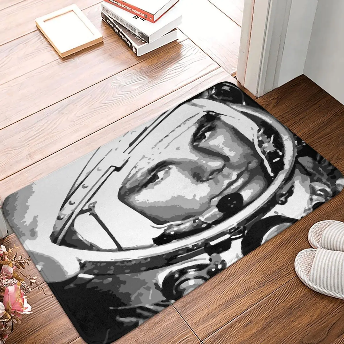 

CCCP USSR Soviet Union Bath Non-Slip Carpet Yuri Gagarin Living Room Mat Entrance Door Doormat Floor Decor Rug