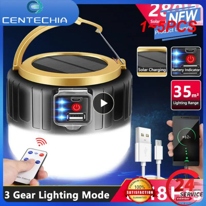 

1 ~ 5 шт., водонепроницаемый перезаряжаемый фонарь для кемпинга