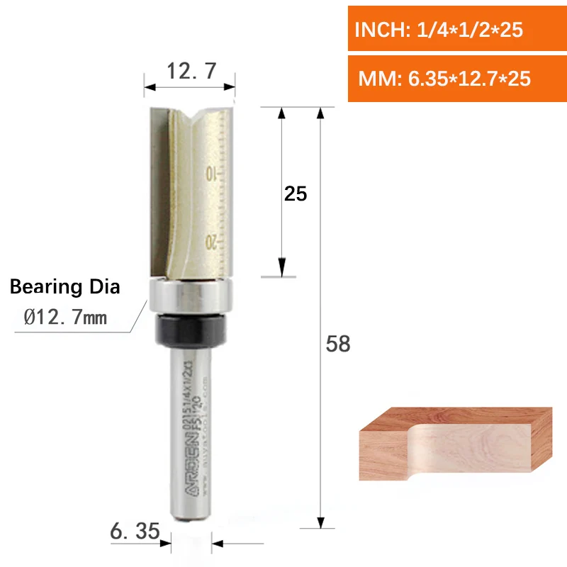 Vsharp ARDEN 2F твердосплавная фреза для дерева