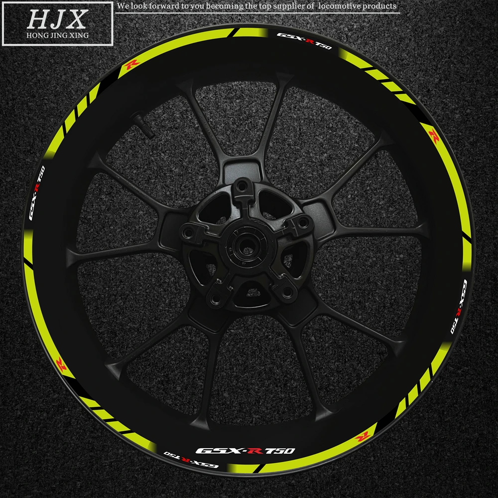 

Подходит для 17-дюймовых колес Suzuki на мотоциклах, комплект декоративных колес GSX-R750 с наклейкой Gsxr 750r