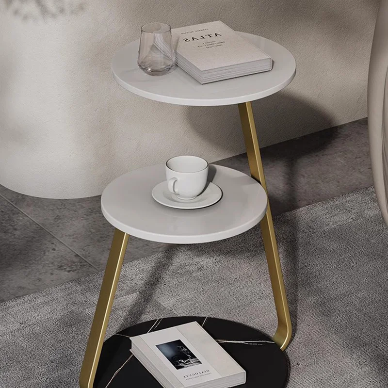 Роскошные журнальные столики современный легкий портативный круглый маленький