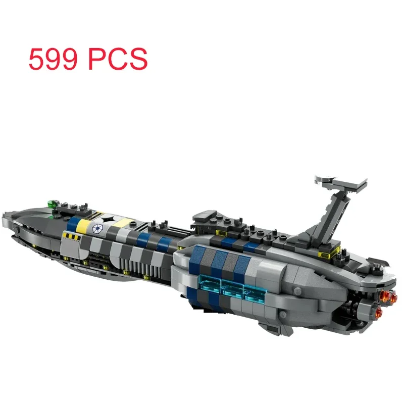 Moc Star невидимый IV космический корабль строительные блоки кирпичи модель