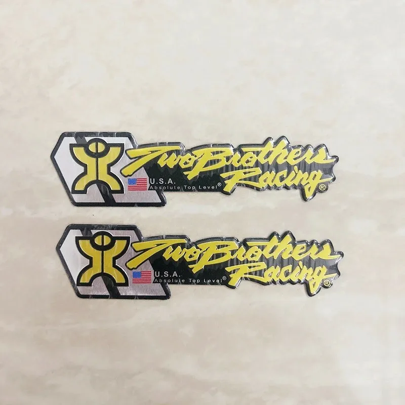 

2 шт., наклейки на выхлопные трубы мотоцикла для двух братьев TAKEGAWA Kawasaki Yamaha Suzuki Benelli Honda R1 R6 ZX6R Super Cub 110 K6 K7