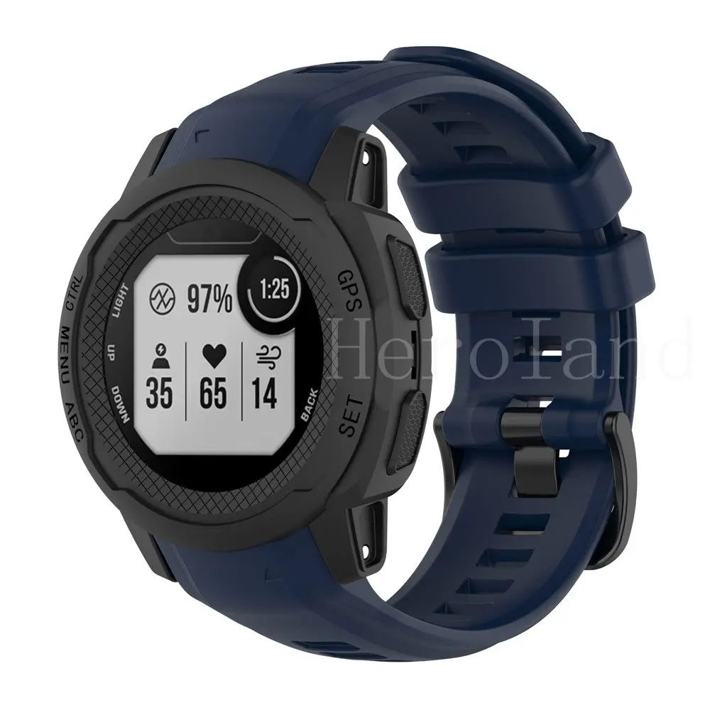Фото 22 мм силиконовый ремешок для часов Garmin Instinct 2S SmartWatch, браслет, ремешок для часов, спортивный Сменный ремень №5