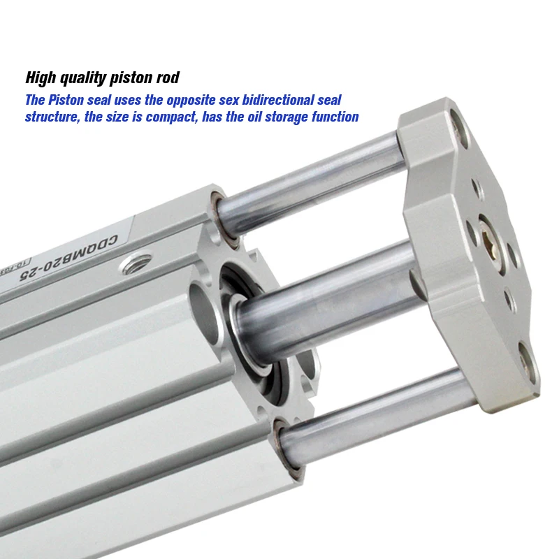 Воздушный цилиндр типа SMC CQMB/CDQMB диаметр 50 мм тип направляющего стержня