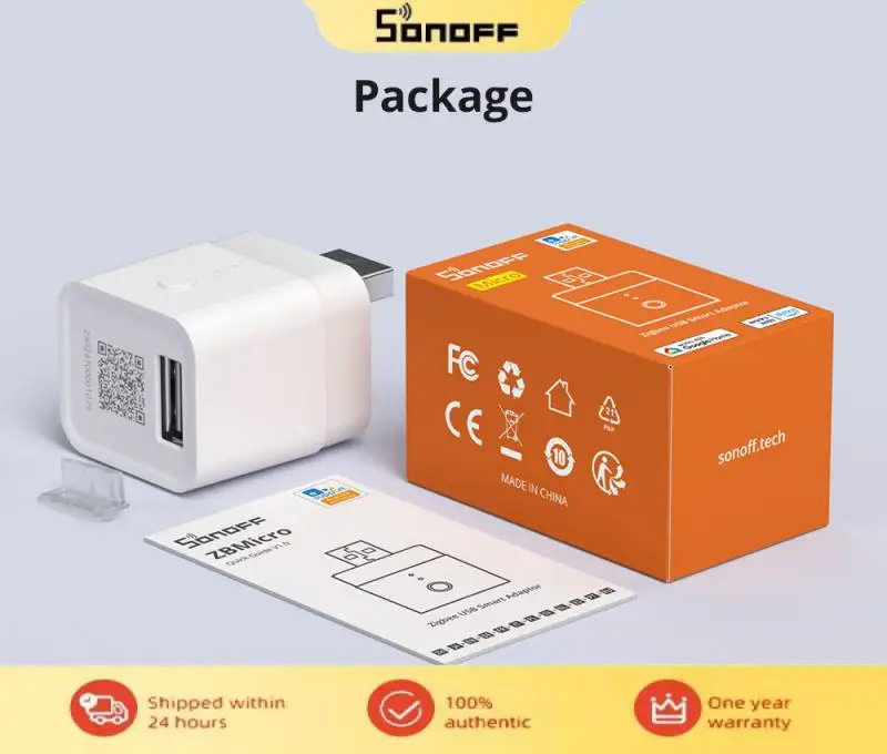 SONOFF ZBMicro Zigbee 3.0 USB-умный адаптер поддерживает быстрой зарядки Смарт-сцены работает