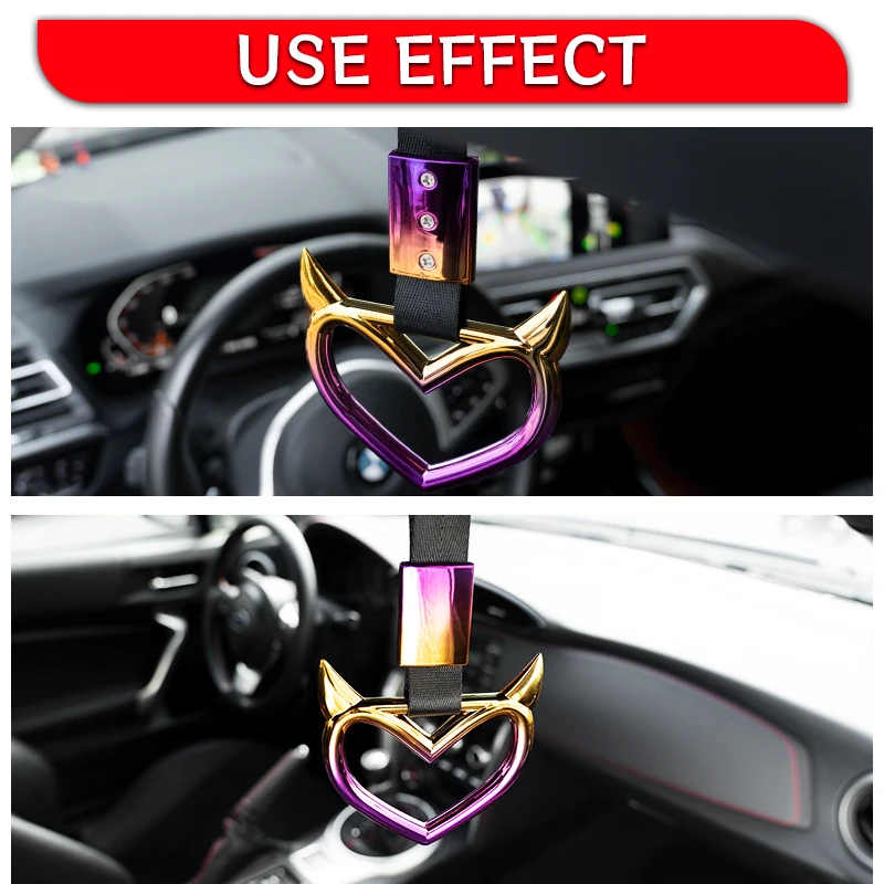 1 шт. JDM поезд автобус ручка ремешок Tsurikawa кольцо сердце Стайлинг Drift Charm авто