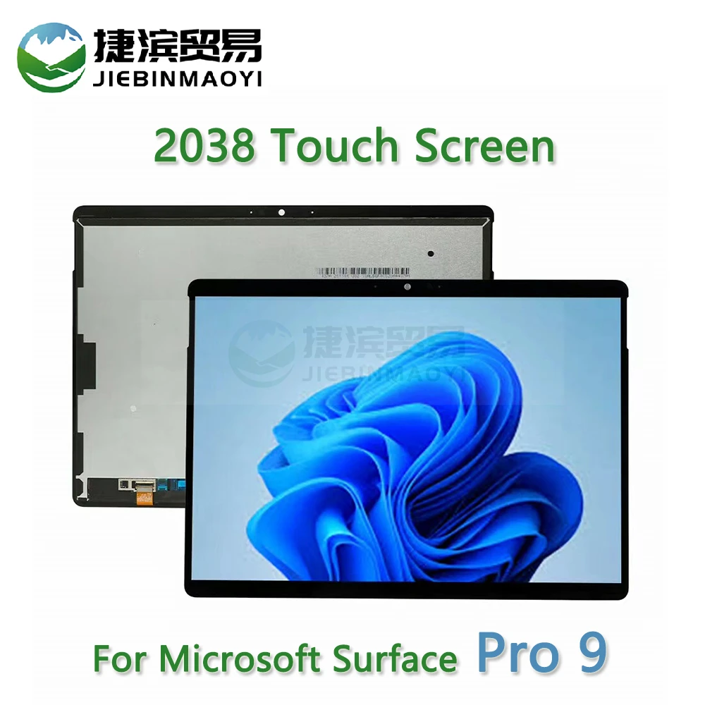 

AAA + Оригинальный ЖК-дисплей 13 дюймов для Microsoft Surface Pro 9 2038, ЖК-дисплей кодирующий преобразователь сенсорного экрана в сборе для Surface Pro 9, сменный ЖК-дисплей