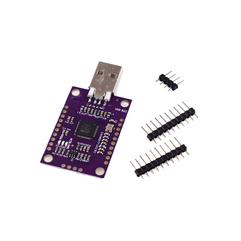 1 шт., высокоскоростной Многофункциональный модуль CJMCU FT232H с USB на JTAG UART / FIFO SPI / I2C
