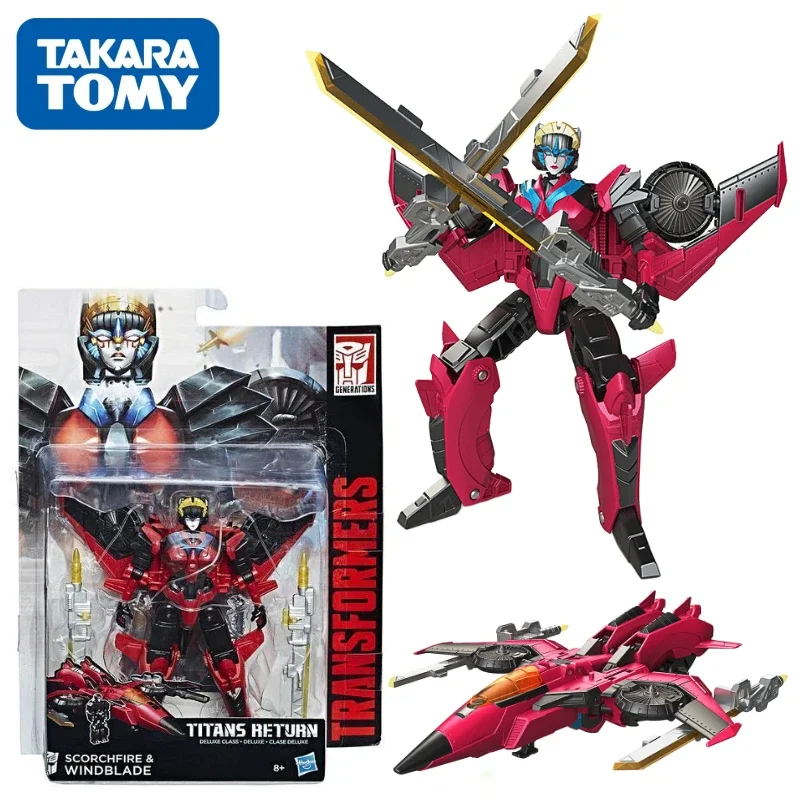В наличии Takara Tomy Трансформеры G Series Titan Return D-Class Wind Blade Robot Аниме Экшн-модель Игрушки