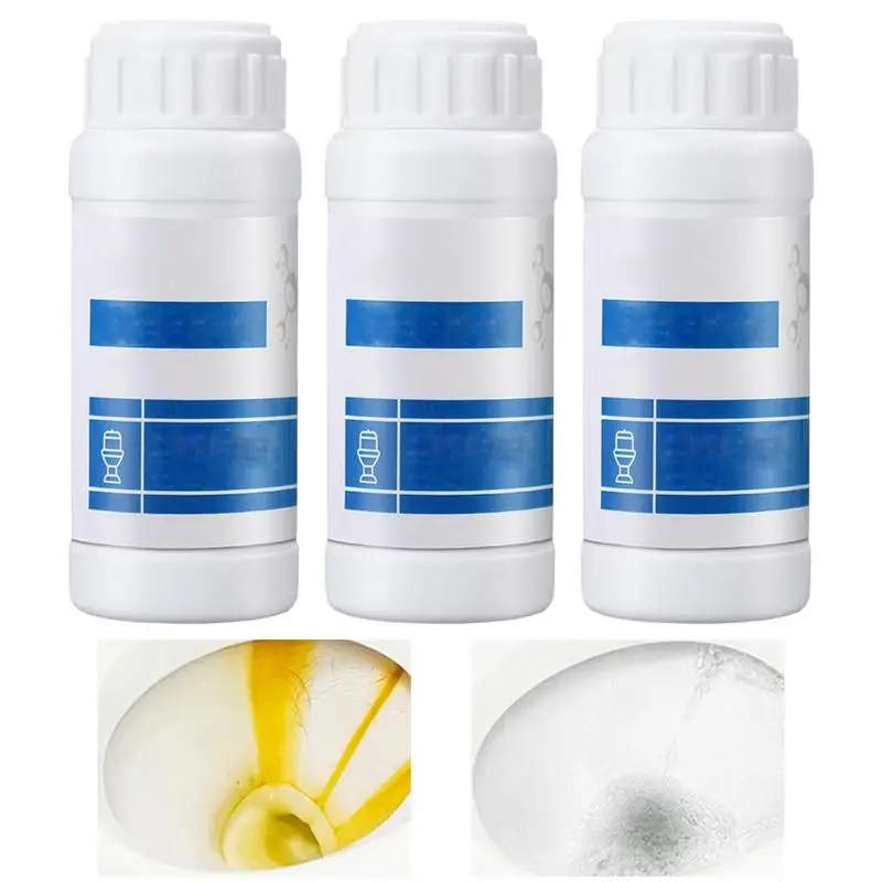 

3 Piece Loo Bubble Powder Splash Cleaner Foaming For Toilet Bathroom Cleaner For In Toilets Squatting Pans Bathtubs Urinals