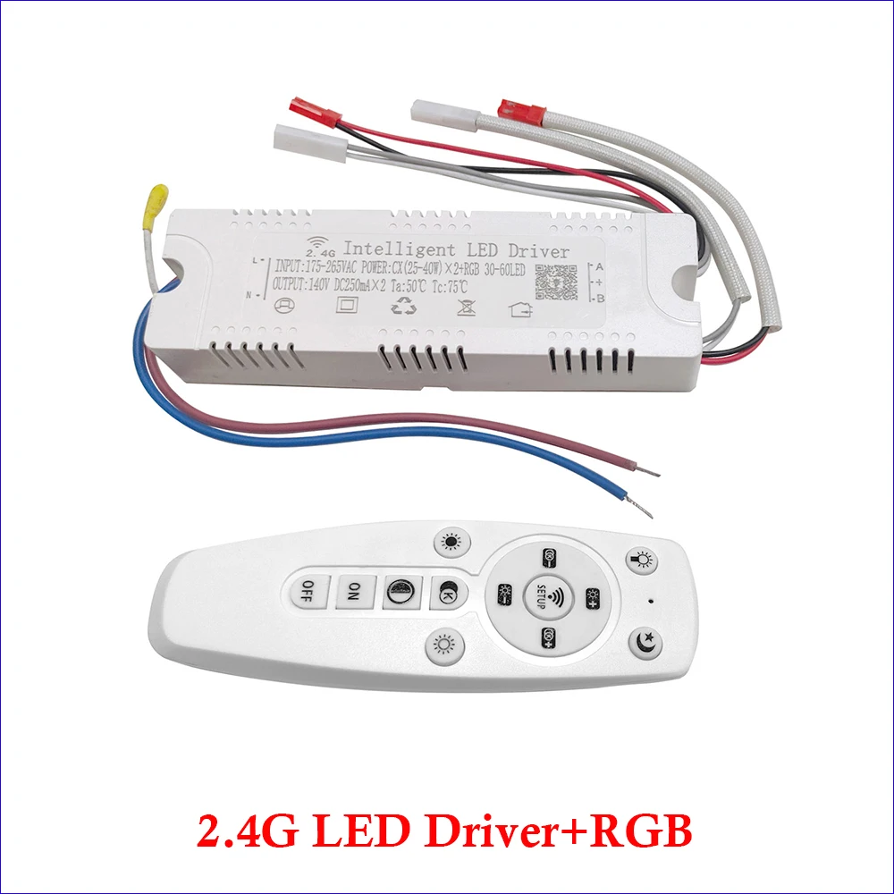 

DALCAN Интеллектуальный светодиодный трансформатор 220В 40-60Вт X2 + RGB