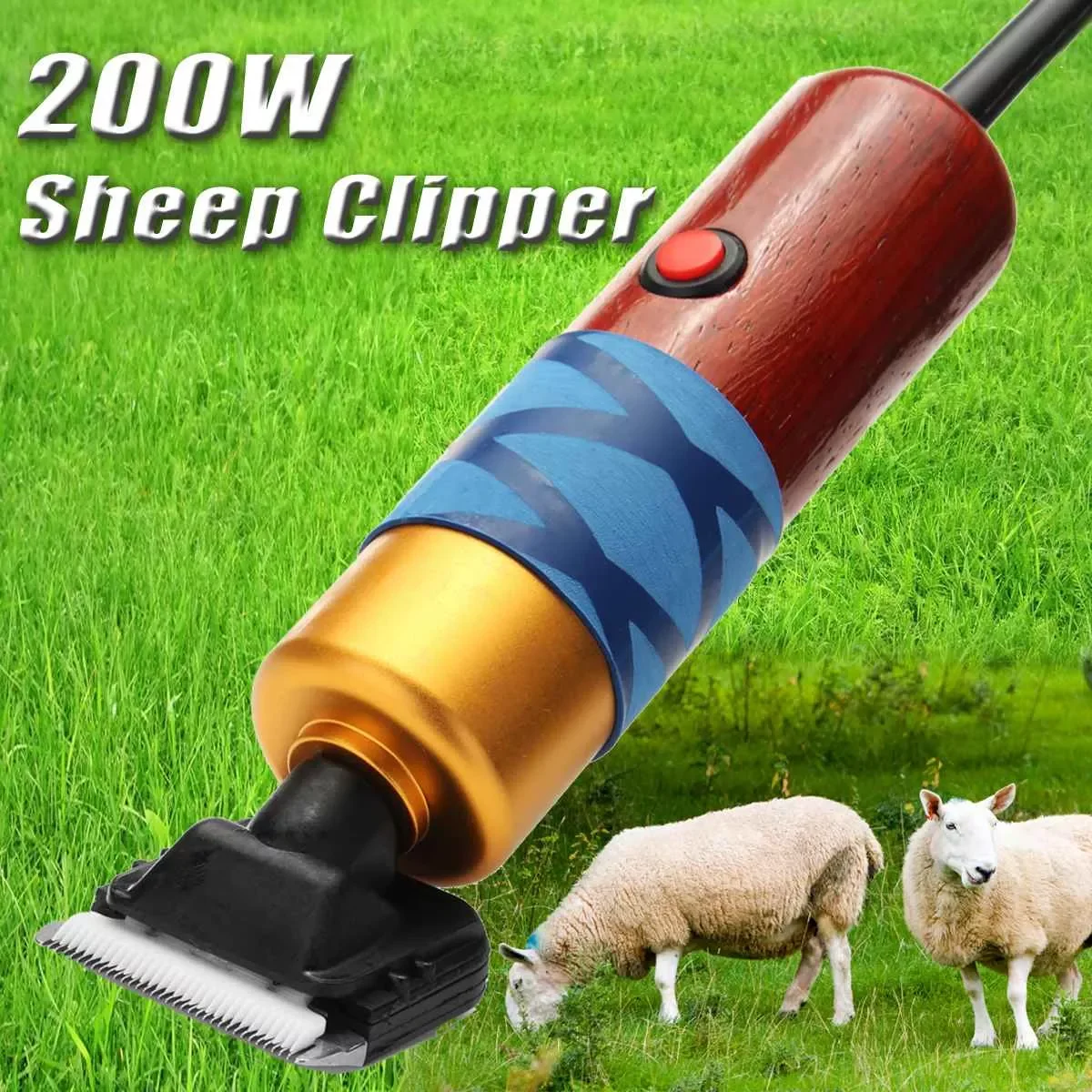 

DC12V 200W Shearing Horse Dog Sheep Shear Animal Pet Grooming Clipper Trimmer Hair Trimmer Cutter Pet Clipper