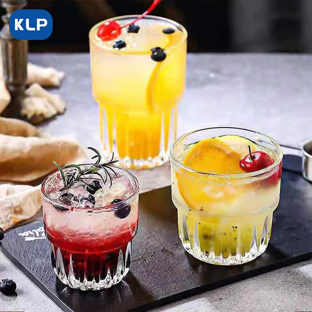 KLP Стеклянная Кофейная Чашка Простая Однотонная Для Молока Завтрака Домашнего