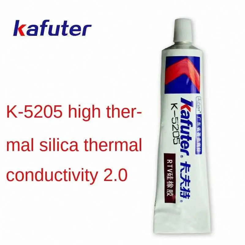 Фото Высокотеплопроводный герметик Kafuter K-5205 с теплопроводностью 2.0 Вт/мК, огнестойкостью UL94 V-1 и прочностью на сдвиг 2.0 МПа №3