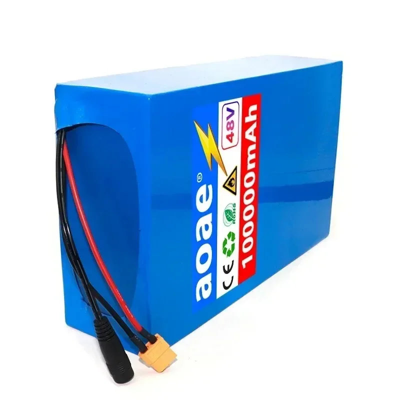 Литиевая батарея aoae 13S8P 48В 100000 мАч для электровелосипеда