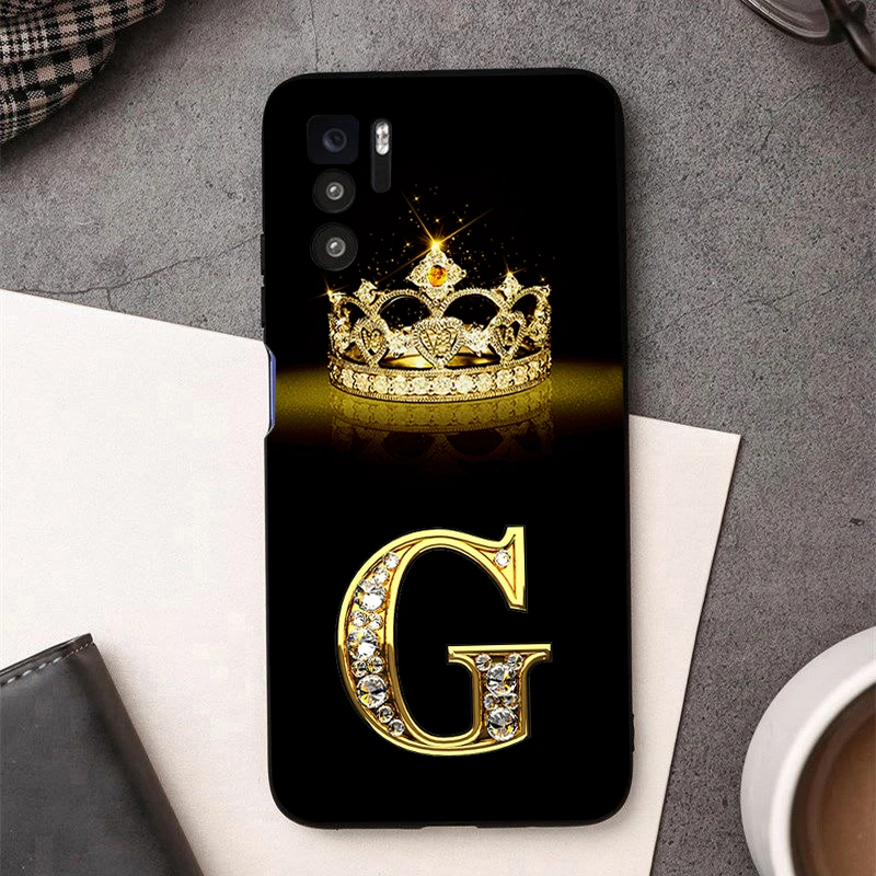 rose gold 26 letters phone case for xiaomi redmi note 10 pro 9 9c 9a note 9 pro for poco m3 pro x3 pro f3 black case free global shipping