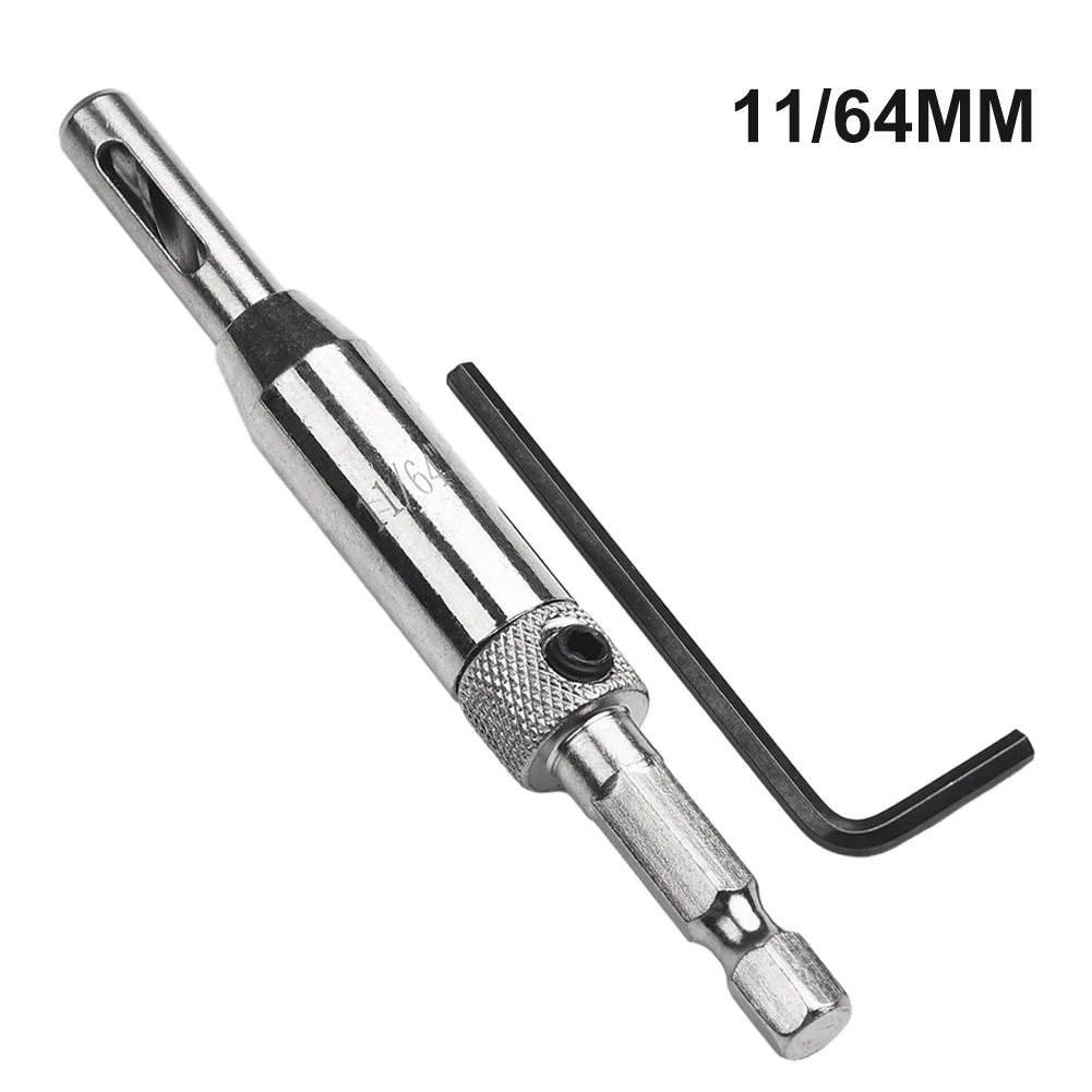 

2pcs/set Self Centering Hinge Drill Bit With L-Type Wrench Window Door Lock Cabinet Cupboard Hinge Hole Center Drilling Bit